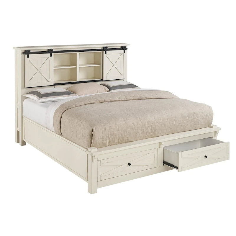 Simply Solid Shanna Solid Wood Storage Platform Bed - image 5