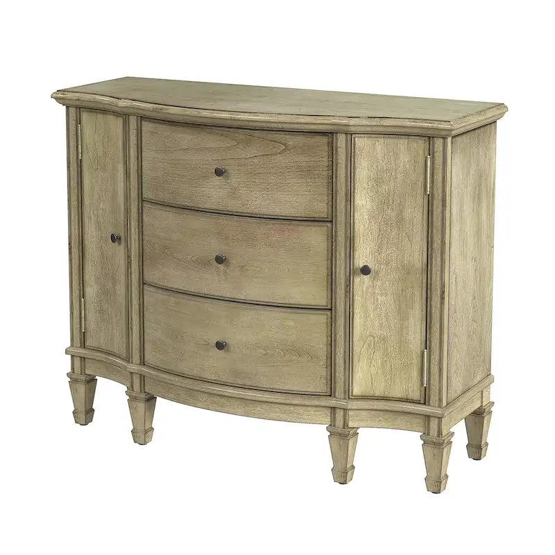 Engineered Wood Sheffield 3 Drawer 2 Door Accent Cabinet