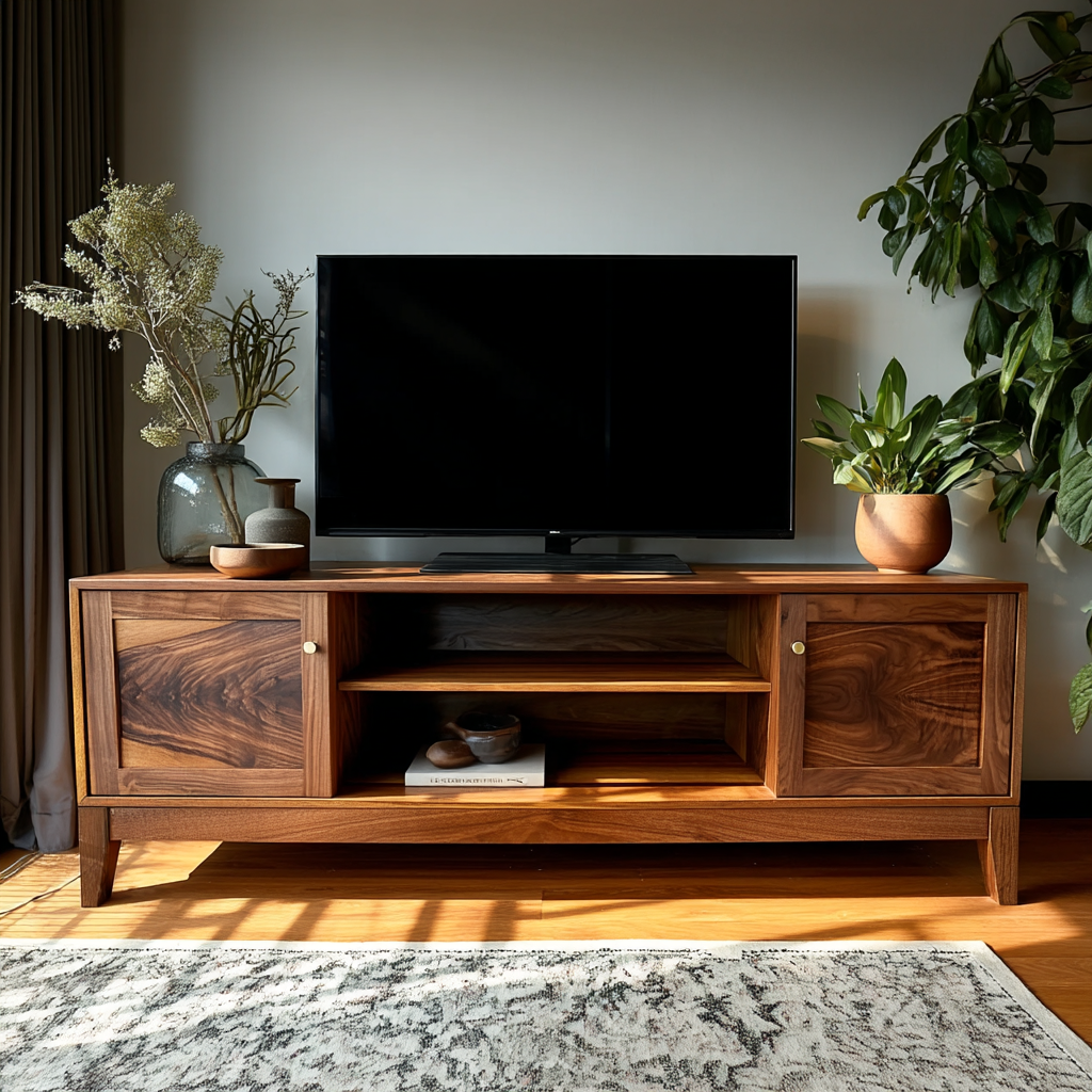 Wooden Entertainment Center