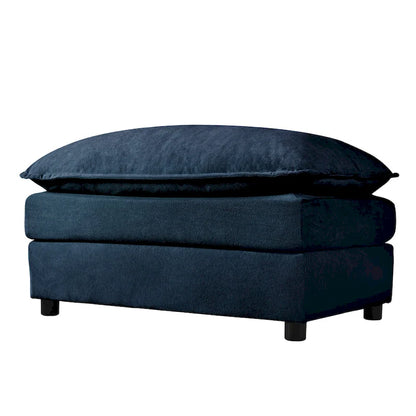 Wood 109.45 Chenille Upholstered L-Shaped Modar Sectional Sofa with Double-Layer Cushions, DIY Combination - image 20