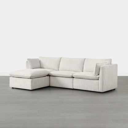 Wood Cypress L-shape Sectional Couches Modar Sofa with Ottoman - image 18