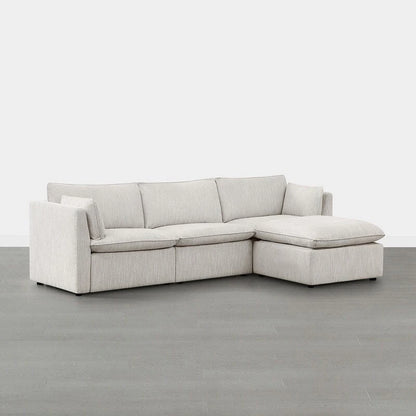Wood Cypress L-shape Sectional Couches Modar Sofa with Ottoman - image 19