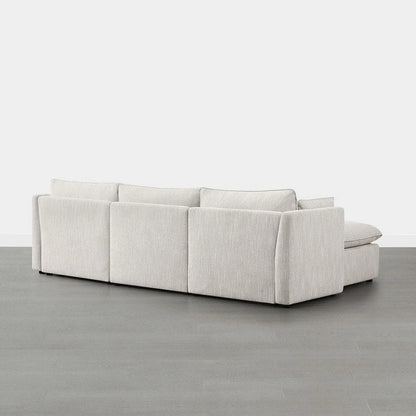 Wood Cypress L-shape Sectional Couches Modar Sofa with Ottoman - image 20
