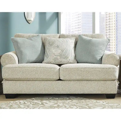 Stone Signature Design by Monaghan Beige Loveseat - 74W x 45D x 39H - image 1