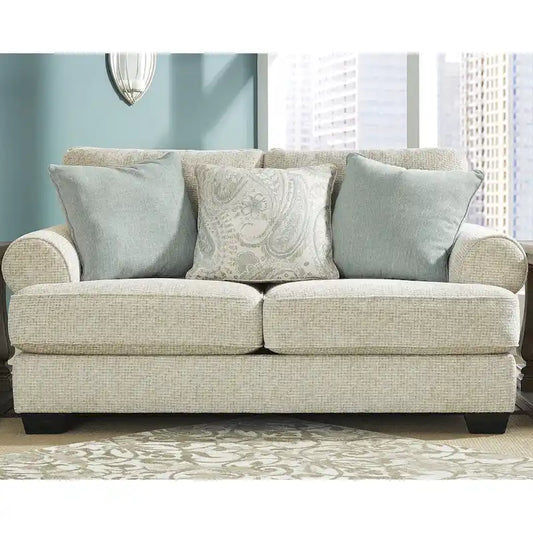 Stone Signature Design by Monaghan Beige Loveseat - 74W x 45D x 39H - image 1