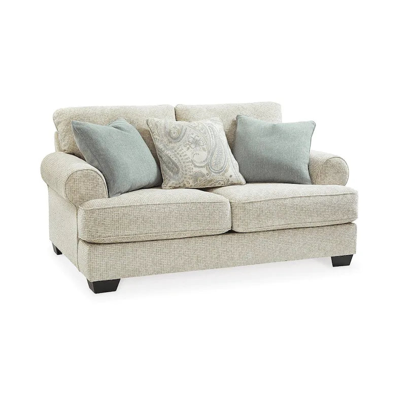 Stone Signature Design by Monaghan Beige Loveseat - 74W x 45D x 39H - image 2