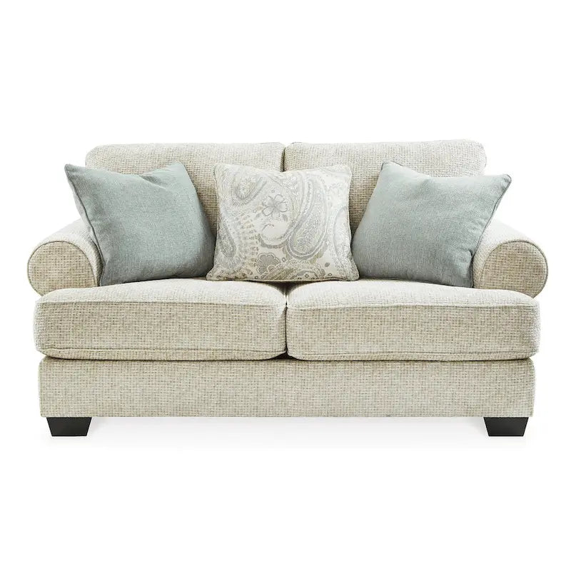 Stone Signature Design by Monaghan Beige Loveseat - 74W x 45D x 39H - image 3