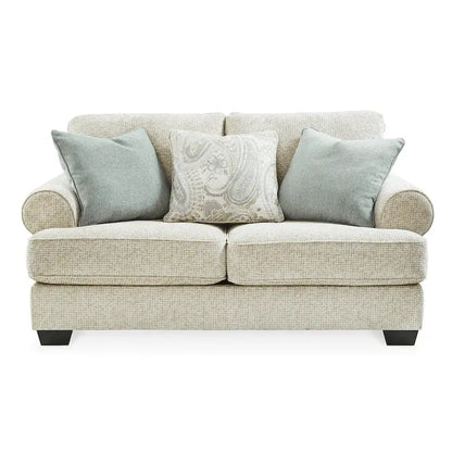 Stone Signature Design by Monaghan Beige Loveseat - 74W x 45D x 39H - image 3