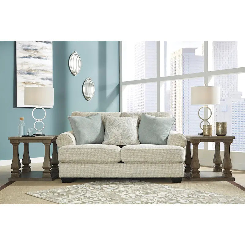 Stone Signature Design by Monaghan Beige Loveseat - 74W x 45D x 39H - image 6