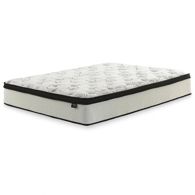 Metal Signature Design by Chime 12 Inch Hybrid Black/White 2-Piece Mattress Package - image 2