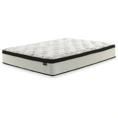 Metal Signature Design by Chime 12 Inch Hybrid Black/White 2-Piece Mattress Package - image 2