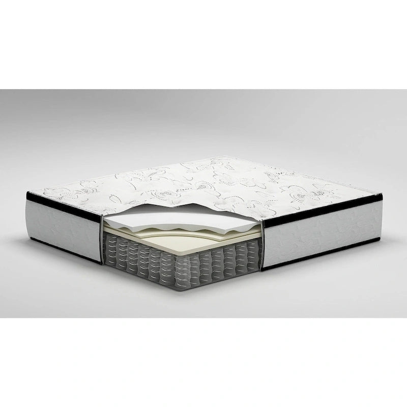 Metal Signature Design by Chime 12 Inch Hybrid Black/White 2-Piece Mattress Package - image 5