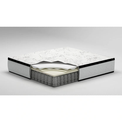 Metal Signature Design by Chime 12 Inch Hybrid Black/White 2-Piece Mattress Package - image 5