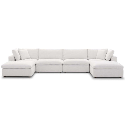 Wood Copper Grove Hrazdan Down-filled 6-piece Sectional Sofa Set - image 8