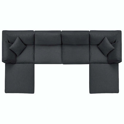 Wood Copper Grove Hrazdan Down-filled 6-piece Sectional Sofa Set - image 13
