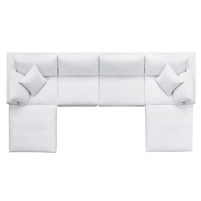 Wood Copper Grove Hrazdan Down-filled 6-piece Sectional Sofa Set - image 20