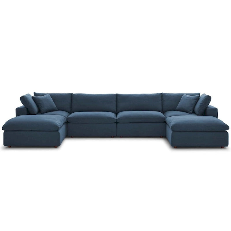 Wood Copper Grove Hrazdan Down-filled 6-piece Sectional Sofa Set - image 21