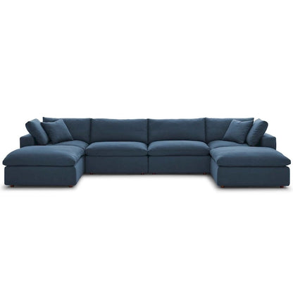 Wood Copper Grove Hrazdan Down-filled 6-piece Sectional Sofa Set - image 21