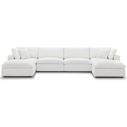 Wood Copper Grove Hrazdan Down-filled 6-piece Sectional Sofa Set - image 22