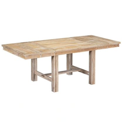 Engineered Wood 6-Piece Dining Kitchen Table Set, Extendable Wood Dining Table, 4 Upholstered Dining Chairs and Bench, Two 11 Removable Leaf - image 15