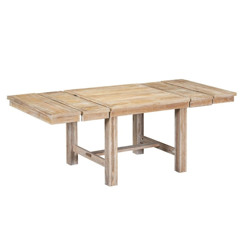 Engineered Wood 6-Piece Dining Kitchen Table Set, Extendable Wood Dining Table, 4 Upholstered Dining Chairs and Bench, Two 11 Removable Leaf - image 21