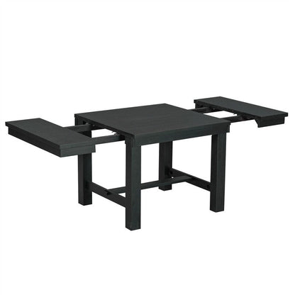 Engineered Wood 6-Piece Dining Kitchen Table Set, Extendable Wood Dining Table, 4 Upholstered Dining Chairs and Bench, Two 11 Removable Leaf - image 34
