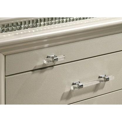 Engineered Wood Xian Contemporary 56-inch Wide 8-Drawer Solid Wood Dresser by Furniture of America - image 2