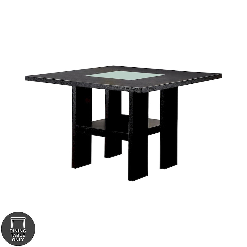 Solid Wood Strick & Bolton Lange 54-inch Square Light-up Counter Height Wood Dining Table