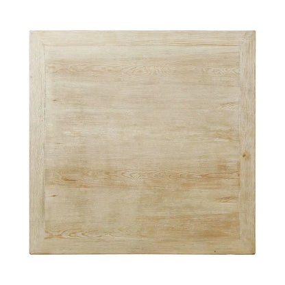 Artissance 39.4L Square Weathered White Washed Wood Indoor Peking Grand Framed Coffee Table - image 2