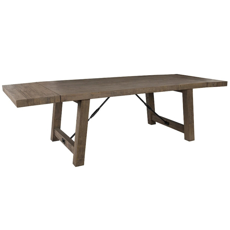 Solid Wood Carbon Loft Pallero Reclaimed Pine 82-inch Extension Dining Table - image 7