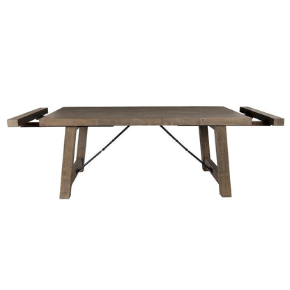 Solid Wood Carbon Loft Pallero Reclaimed Pine 82-inch Extension Dining Table - image 8