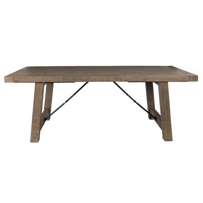Solid Wood Carbon Loft Pallero Reclaimed Pine 82-inch Extension Dining Table - image 10