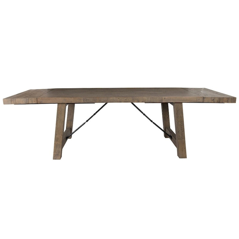 Solid Wood Carbon Loft Pallero Reclaimed Pine 82-inch Extension Dining Table - image 11