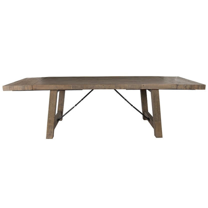 Solid Wood Carbon Loft Pallero Reclaimed Pine 82-inch Extension Dining Table - image 11
