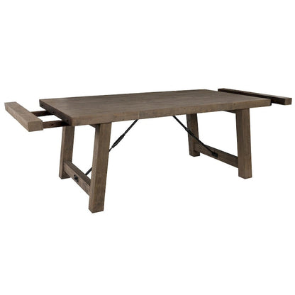 Solid Wood Carbon Loft Pallero Reclaimed Pine 82-inch Extension Dining Table - image 12