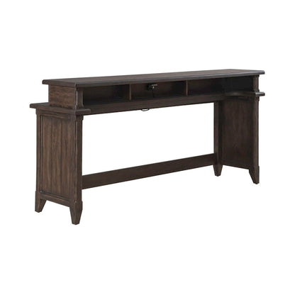 Wood Paradise Valley Saddle Brown 4 Piece Console Table Set - image 6
