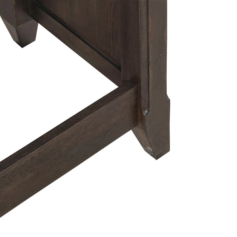 Wood Paradise Valley Saddle Brown 4 Piece Console Table Set - image 10