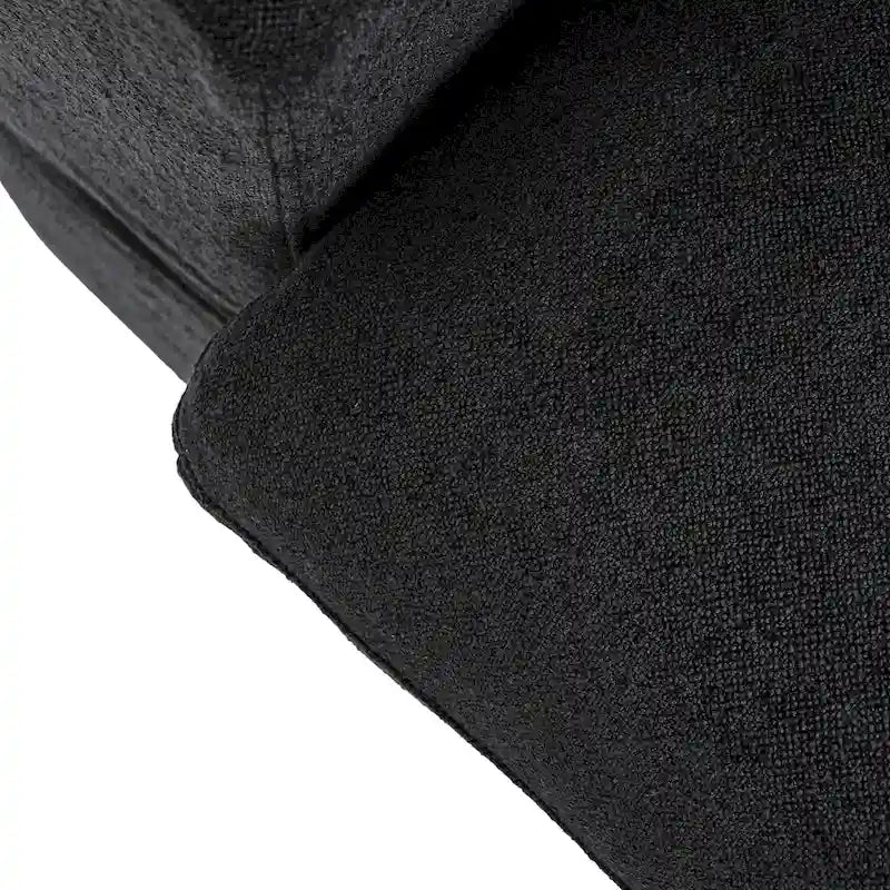 Solid Wood 160.6 Modern Linen Sectional Sofa4-seater Modar Couch with Storage Ottoman for Living Room. - image 8