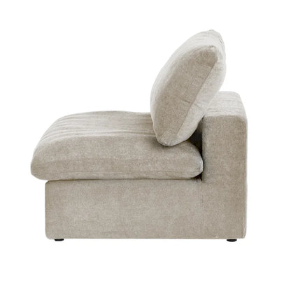 Solid Wood 160.6 Modern Linen Sectional Sofa4-seater Modar Couch with Storage Ottoman for Living Room. - image 35