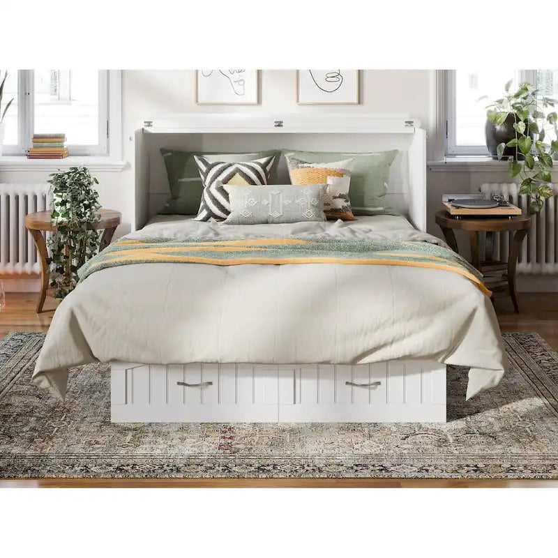 Sydney Queen Solid Wood Murphy Bed Chest with Mattress - image 3