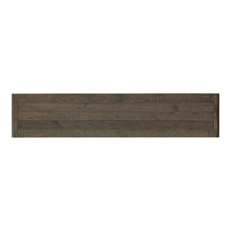 Wood Aurelle Home Modima Rustic Rounded Edge Entertainment Center - image 13