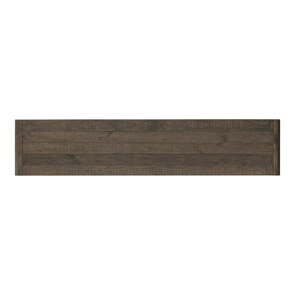 Wood Aurelle Home Modima Rustic Rounded Edge Entertainment Center - image 13