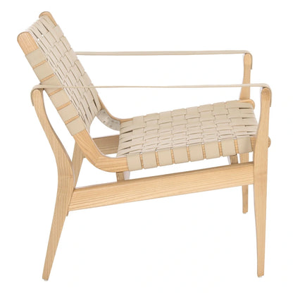 Wood Couture Zenica Leather Safari Chair - 24.5 W x 30 L x 30 H - 25W x 30D x 30H - image 9