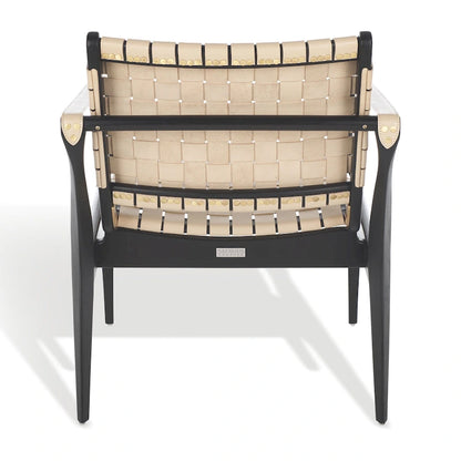 Wood Couture Zenica Leather Safari Chair - 24.5 W x 30 L x 30 H - 25W x 30D x 30H - image 26