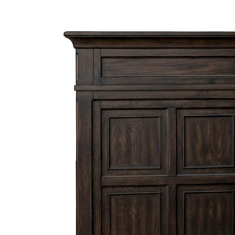 Wood Paradise Valley Saddle Brown Panel Bed Frame - 2 Size Options - image 3