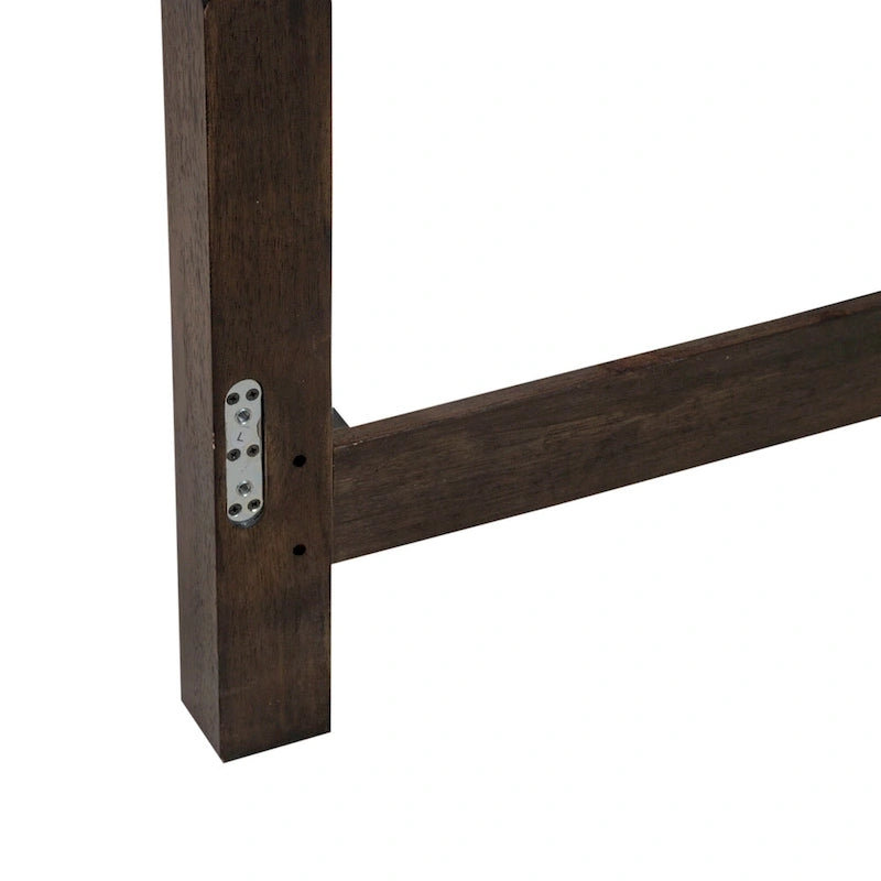 Wood Paradise Valley Saddle Brown Panel Bed Frame - 2 Size Options - image 4