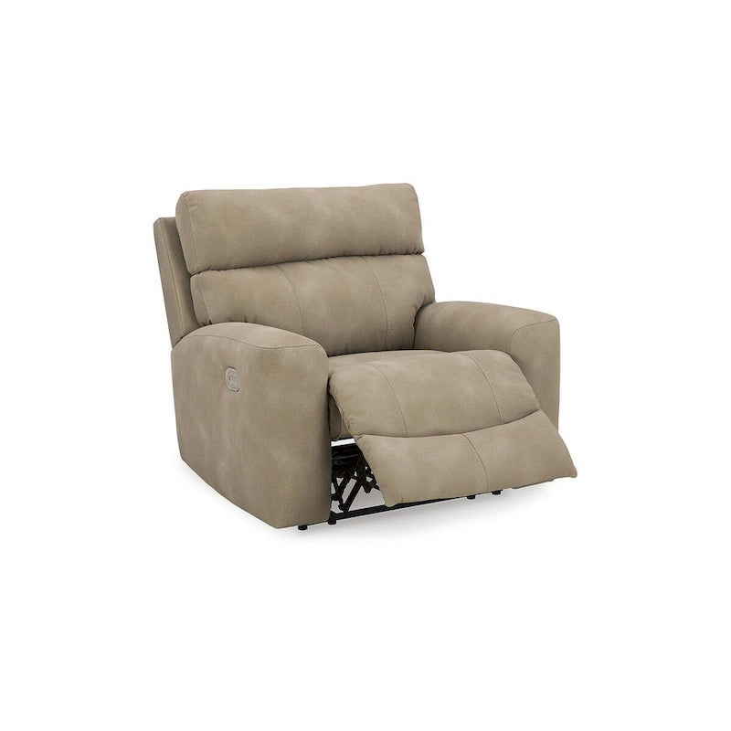 Metal Signature Design by Next-Gen DuraPella Beige Power Recliner - image 3