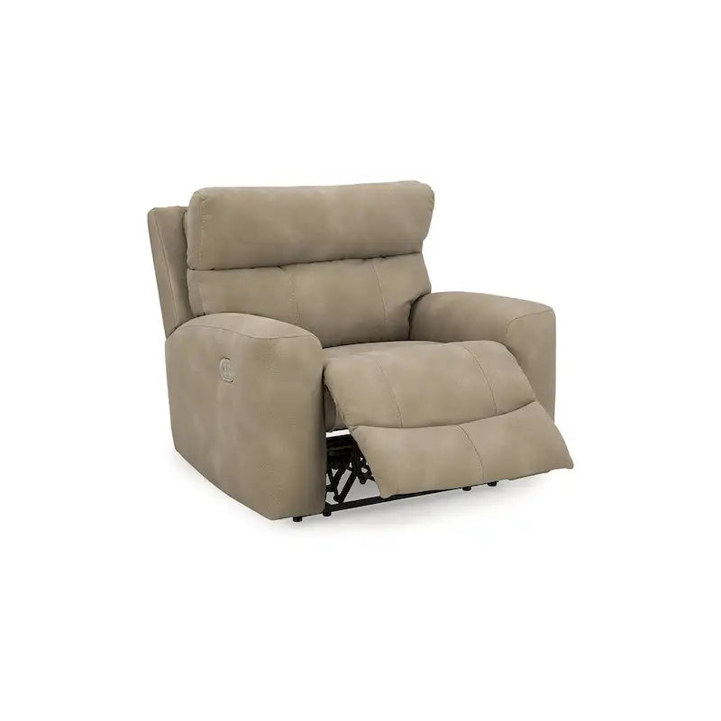 Metal Signature Design by Next-Gen DuraPella Beige Power Recliner - image 4