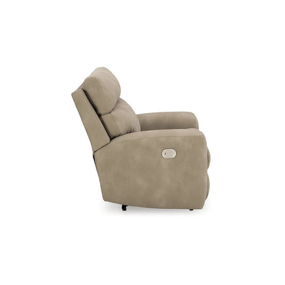 Metal Signature Design by Next-Gen DuraPella Beige Power Recliner - image 6
