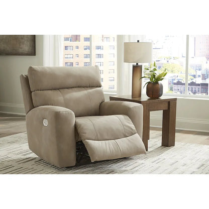 Metal Signature Design by Next-Gen DuraPella Beige Power Recliner - image 9
